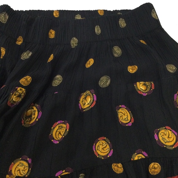 Carole Little Black and Gold Bubble Midi Skirt - Picture 3 of 6